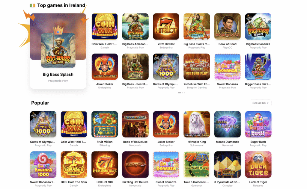 Hit n Spin Casino deposit 20 get free spins